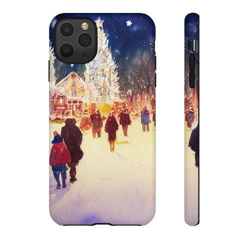 A Christmas Market in Denver Colorado - Impact Resistant Phone Case iPhone 11 Pro Max Matte